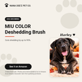 MIU COLOR deshedding brush for dogs and cats