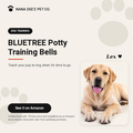 Dog potty training bells for a door handle