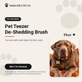 Pet Teezer de-shedding brush for long-haired dogs