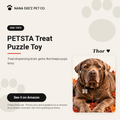 PETSTA treat-dispensing dog puzzle toy
