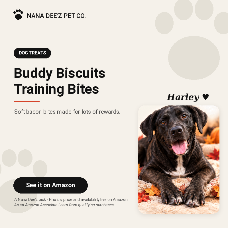 Buddy Biscuits soft bacon dog training treats