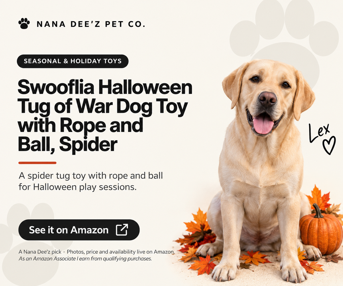 Halloween spider plush tug of war dog toy with rope and ball